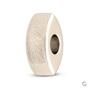 MB 005.FP Assieraad Memorial Bead met fingerprint
