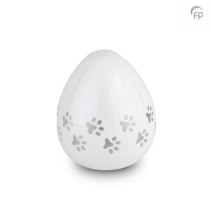FPU 203 Metaal dierenurn Coco Wit