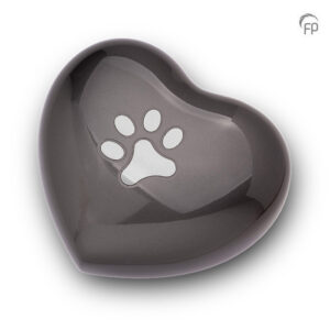 HUH 011 L Metaal dierenurn hart groot