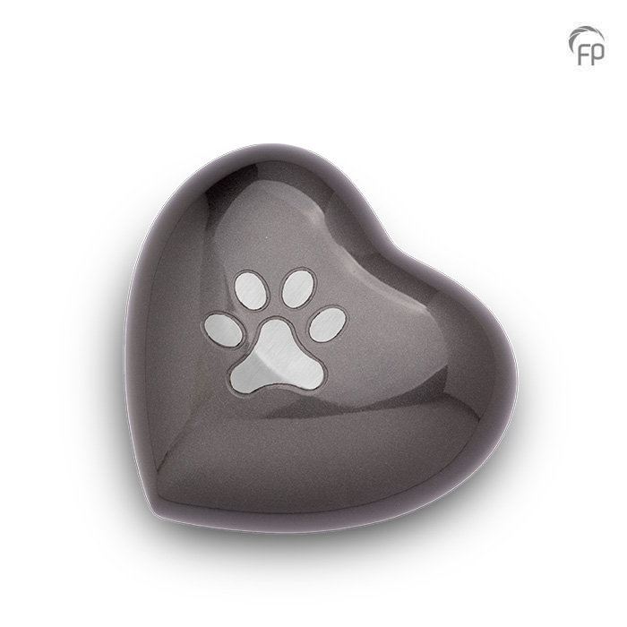 HUH 011 M Metaal dierenurn hart medium
