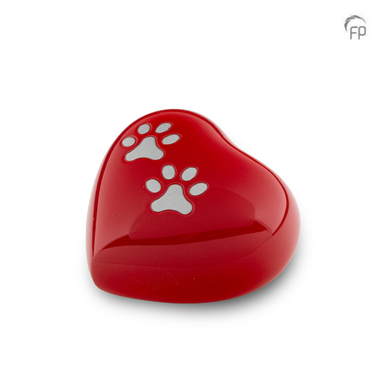 HUH 018 Metaal dieren keepsake hart