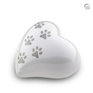HUH 033 M Metaal dierenurn hart medium