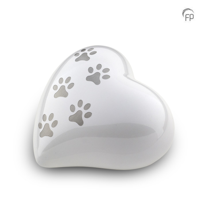 HUH 033 M Metaal dierenurn hart medium